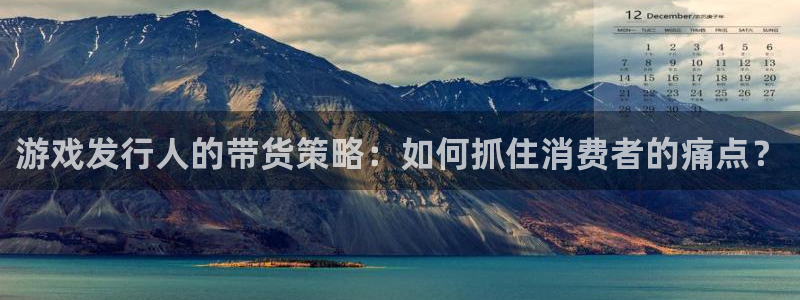 亿万28子寓意：游戏发行人的带货策略：如何抓住消费者的痛点？